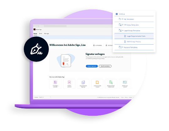 Unterschrifts Work Flow